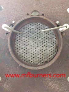 perforated sintered burner